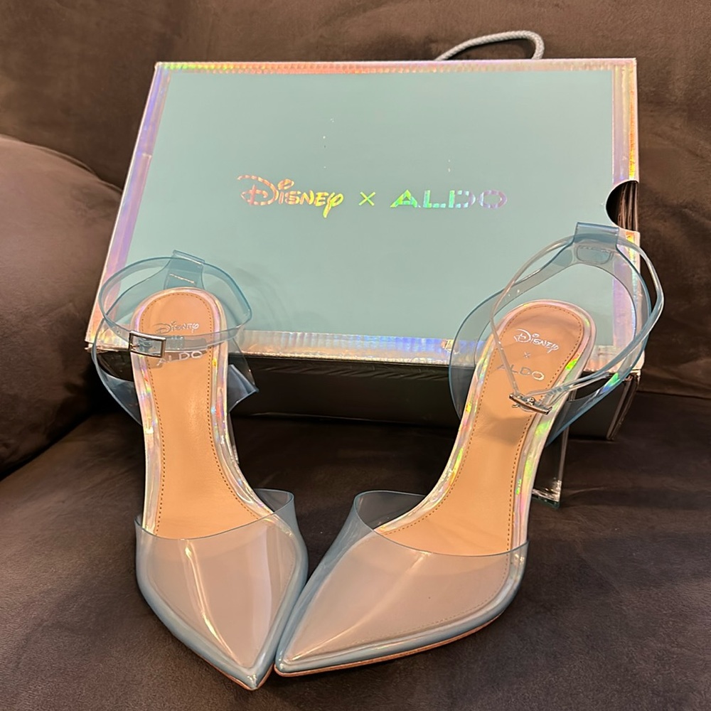 Disney x Aldo Glassslipper Cinderella Heels NIB size 6